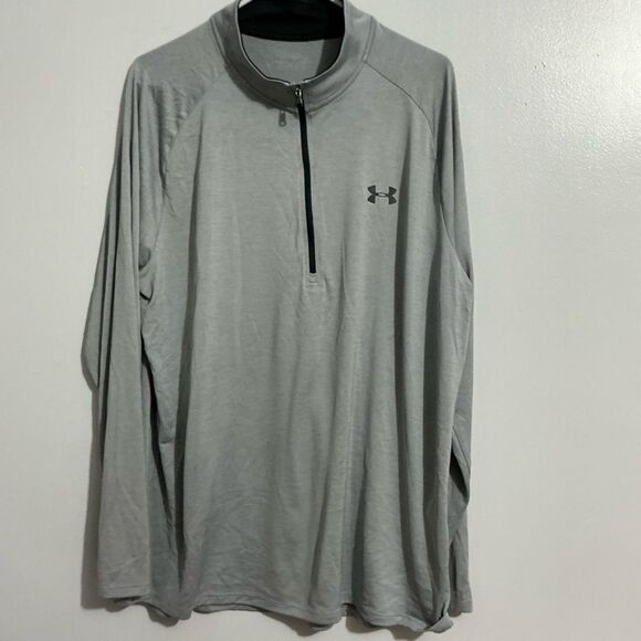 Men’s Under Armour Half Zip Top Gray size XXL - Picture 1 of 4